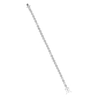 Silver white cz tennis bracelet