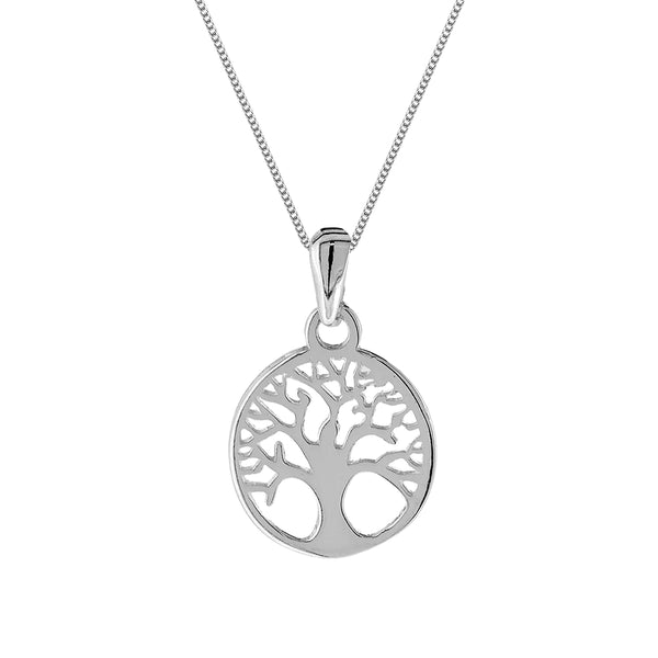 Silver Tree of Life Pendant & Chain
