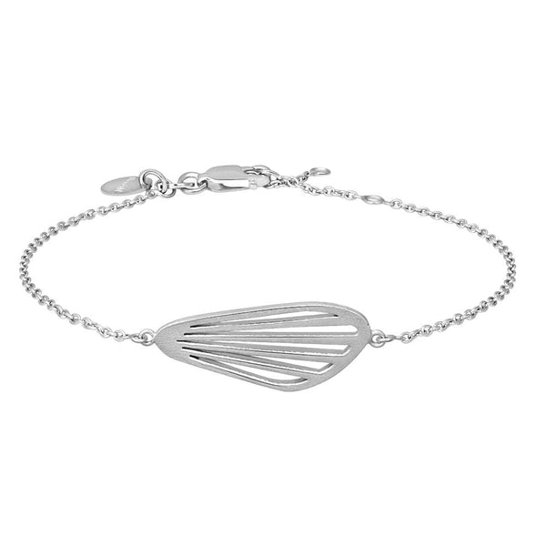 Silver Open Winged Bracelet