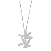 Silver Leaf Pendant & Chain