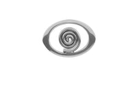 Tianguis Jackson Silver Oval Swirl Stud Earrings