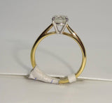 18ct Yellow Gold 4 Claw Single Stone Ring Carat Weight 1.25