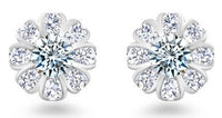 9ct White Gold Diamond, Pendant & Earring Suite, Diamond Weight 0.50ct